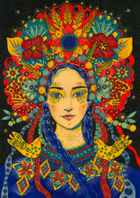 Load image into Gallery viewer, Peremoha Card for Ukraine by Daria Hlazatova