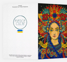 Load image into Gallery viewer, Peremoha Card for Ukraine by Daria Hlazatova