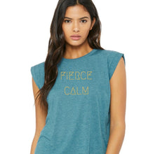 Load image into Gallery viewer, Fierce Calm Teal Tee