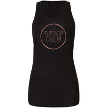 Load image into Gallery viewer, Fierce Calm Yoga Vest - mauve logo